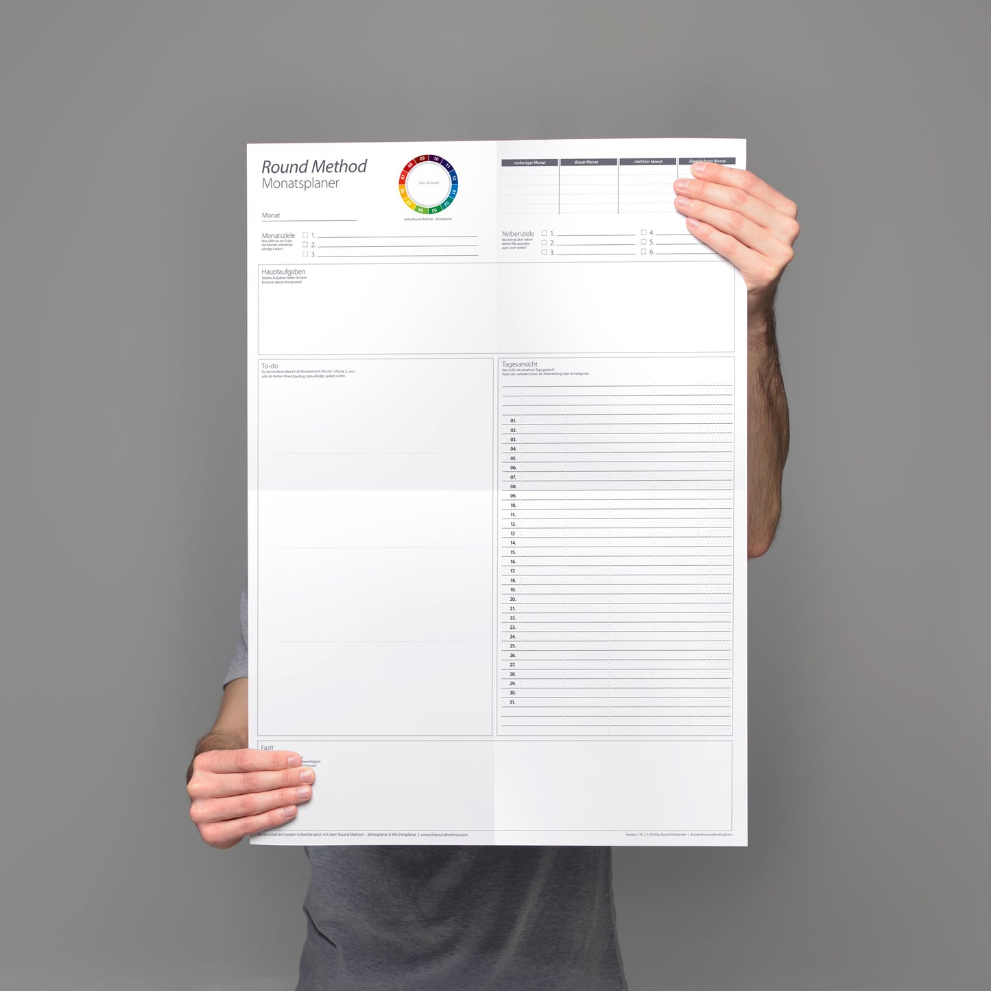 Monthly Planner (Download Version)